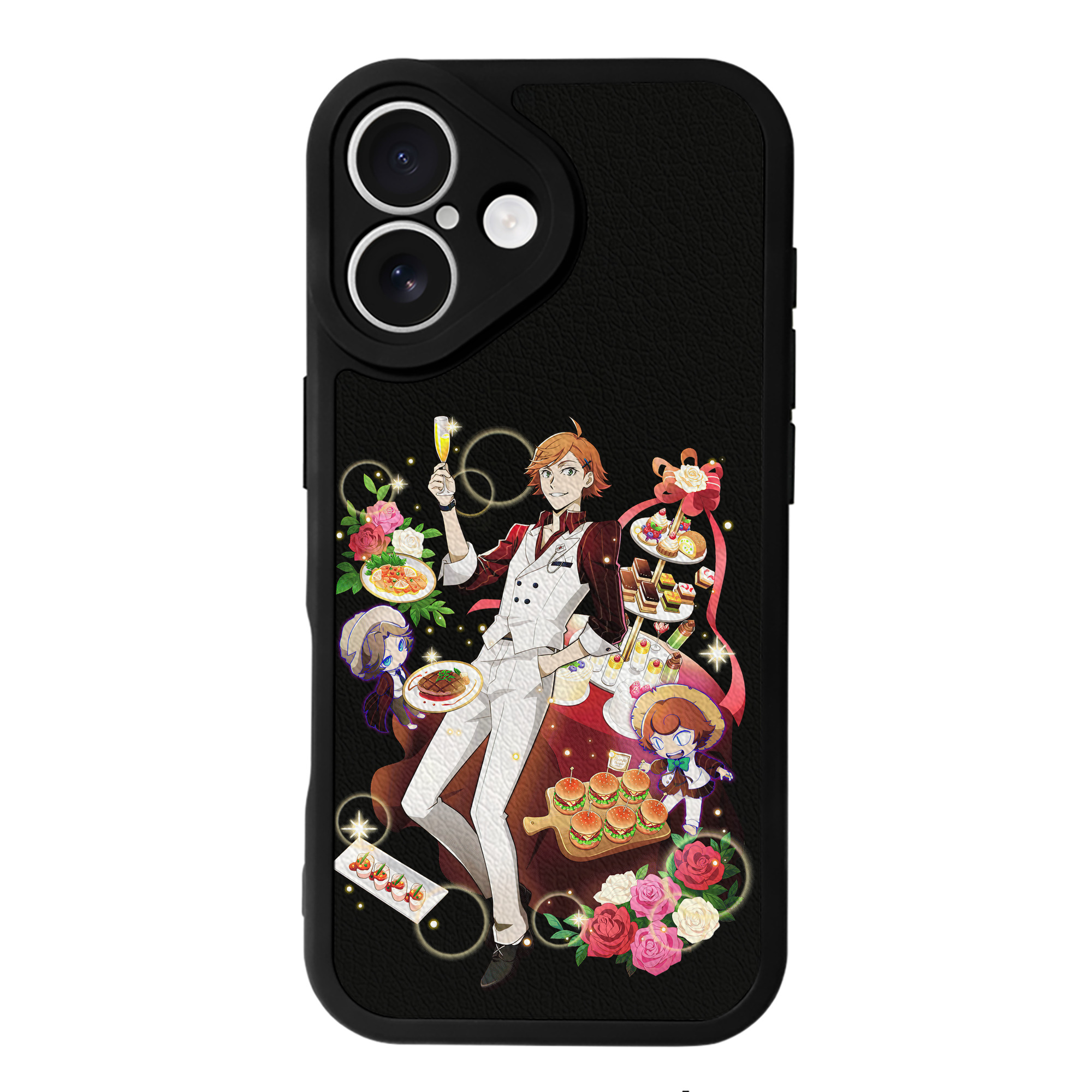 （画像用） 文豪ストレイドッグス Bungo Stray Dogs 【iPhone 16シリーズ対応】シリコンスマホケース（レザー調） 材質：シリコン